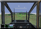 AH-1W Super Cobra Cockpit View over South Korea