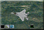 F-15C Eagle Flying over Tree Covered Mountian in North Korea