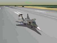 NKAF Airbase Strike, cockpit view