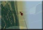 F-16 kills MiG, North Korea, HUD view