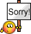 Sorry Sign