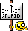 Im Wif Stupid Sign