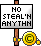 No Steal'n Sign